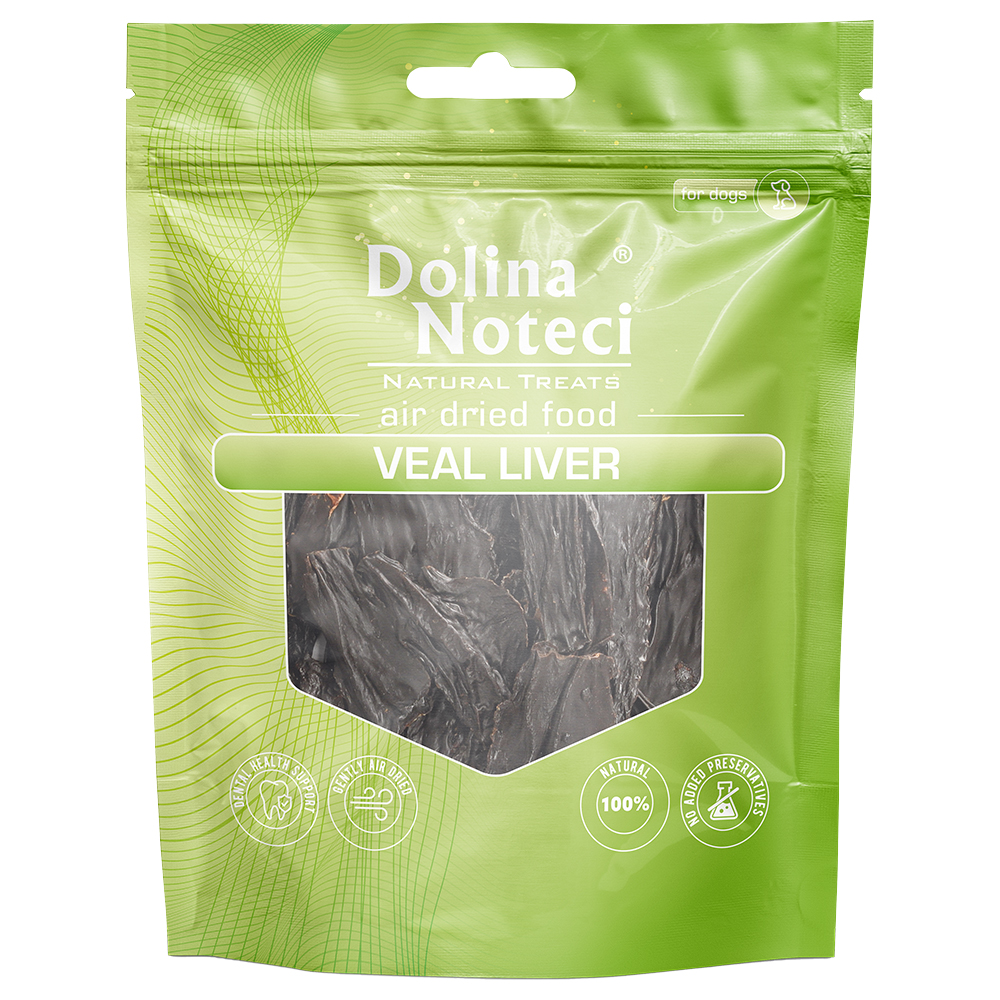 Dolina Noteci Natural Treats Kalbsleber - Sparpaket: 3 x 150 g von Dolina Noteci