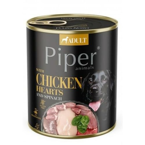 Dolina Noteci Piper Chicken Hearts with Spinach Huhn Spinat 800g von DOLINA NOTECI