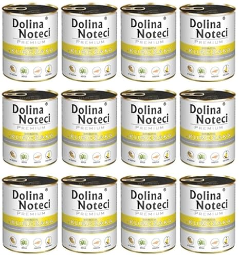 Dolina Noteci Premium - Alleinfuttermittel für ausgewachsene Hunde Aller Rassen mit viel Huhn 12 x 800g von DOLINA NOTECI