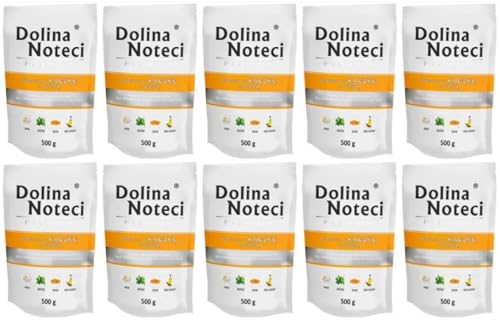 Dolina Noteci Premium Nassfutter für Hunde Ente mit Kürbis Glutenfrei 10 x 500g von DOLINA NOTECI