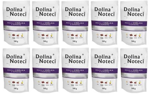 Dolina Noteci Premium Nassfutter für Hunde Kaninchen mit Moosbeeren Glutenfrei 10 x 500g von DOLINA NOTECI