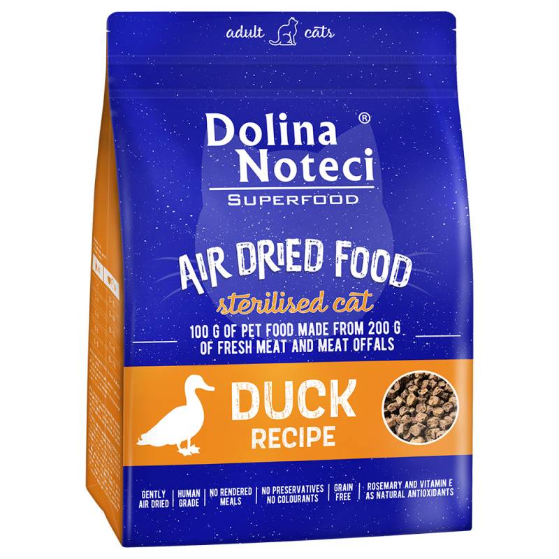 Dolina Noteci Superfood Sterilised Feline Ente - Sparpaket: 2 x 1 kg von Dolina Noteci