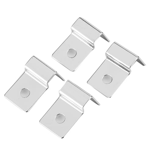 Domary Edelstahl-Aquarium-Halterung, Aquarium-Glasabdeckungs-Clip für Verschiedene Größen (10 mm (4 Stück/Set)) von Domary