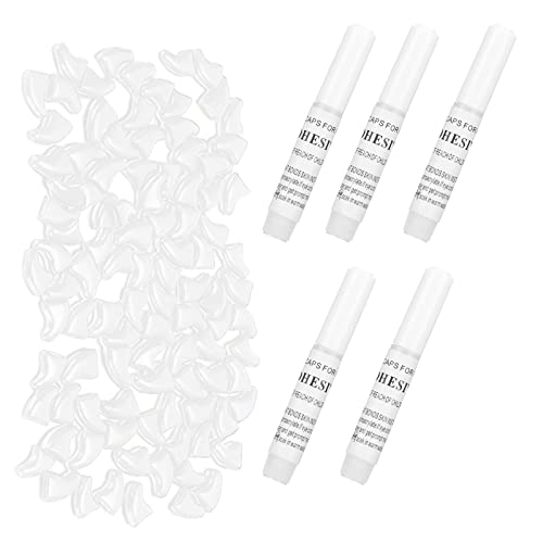 Domary Haustier-Krallenschutz, Katzen-Nagelkappen, Weiche PVC-Abdeckungen mit Kratzschutz für Katzenmöbelschutz und Hautschutz, XS-L, 2 Farboptionen (S) von Domary