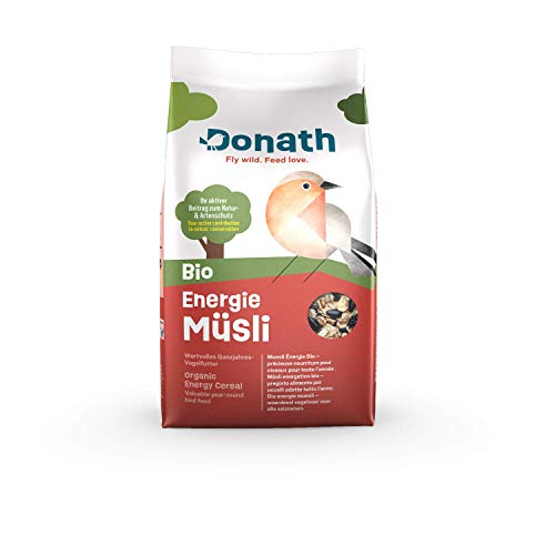 Donath Bio Energie Müsli - die energiereiche Mischung bringt Kraftreserven ins Futterhaus - wertvolles Ganzjahres Wildvogelfutter - aus unserer Manufaktur in Süddeutschland - 1 Kg von Donath