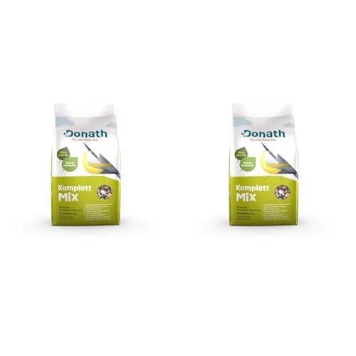 Donath Komplett Mix - reich an hochwertigem Insektenfett - die ausgewogene Mischung - wertvolles Ganzjahres Wildvogelfutter - aus unserer Manufaktur in Süddeutschland, 2 kg (2er Pack) von Donath