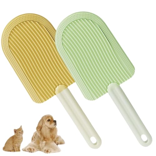 Donubiiu Cat Tongue Comb, Tongue Comb for Cats Care, Celery Pets Cat Tongue Comb, Cat Tongue Brush, Massage Combs for Cats, Cat Brush for Matted Fur (2PCS-A) von Donubiiu