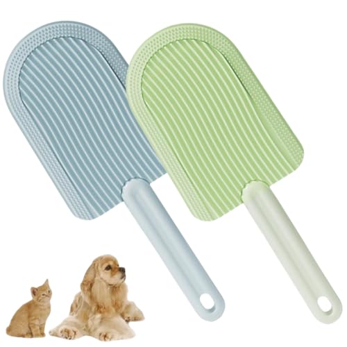 Donubiiu Cat Tongue Comb, Tongue Comb for Cats Care, Celery Pets Cat Tongue Comb, Cat Tongue Brush, Massage Combs for Cats, Cat Brush for Matted Fur (2PCS-B) von Donubiiu