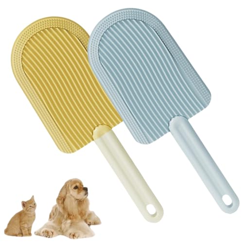 Donubiiu Cat Tongue Comb, Tongue Comb for Cats Care, Celery Pets Cat Tongue Comb, Cat Tongue Brush, Massage Combs for Cats, Cat Brush for Matted Fur (2PCS-C) von Donubiiu