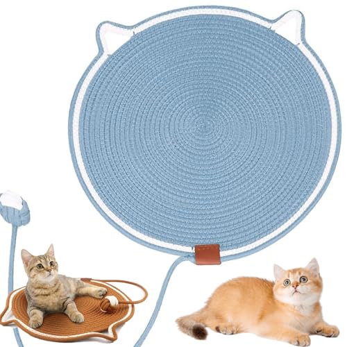 Donubiiu Celery Pets Dual Scratching Pad,Kratzmatte Katze,Mat,Cat Scratching Board,Kratzen Katze,for Claw Maintenance, Exercise, and Territory Marking (Blau,43cm) von Donubiiu