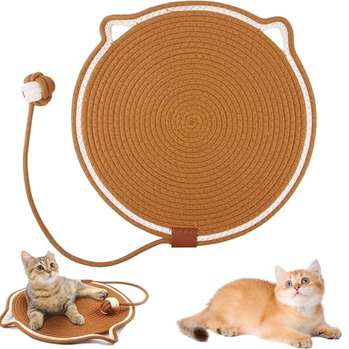 Donubiiu Celery Pets Dual Scratching Pad,Kratzmatte Katze,Mat,Cat Scratching Board,Kratzen Katze,for Claw Maintenance, Exercise, and Territory Marking (Braun,43cm) von Donubiiu