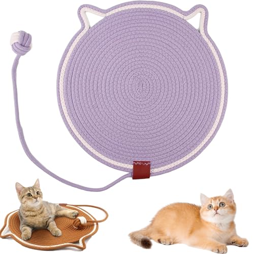 Donubiiu Celery Pets Dual Scratching Pad,Kratzmatte Katze,Mat,Cat Scratching Board,Kratzen Katze,for Claw Maintenance, Exercise, and Territory Marking (Lila,43cm) von Donubiiu