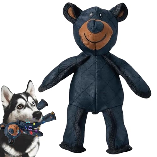 Donubiiu Crystola Indestructible Bear, Unbreaka Bear, Indestructible Bear Dog Toy, Mighty Bear 2.0 Dog Toy, Aggressive Chewers Indestructible Stuffed Plush Dog Squeaky Toy (1 PCS) von Donubiiu