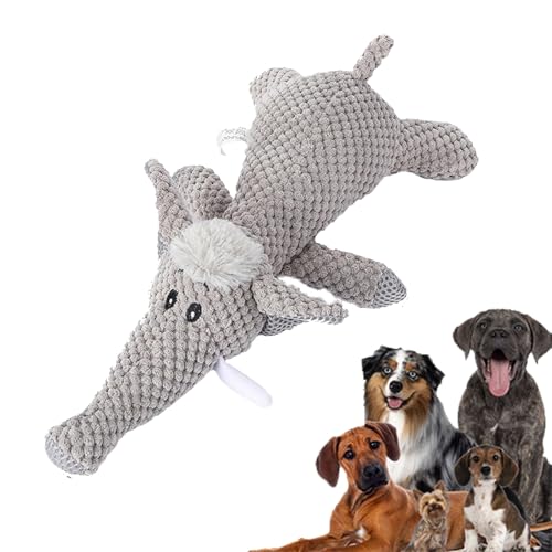 Donubiiu DuraBite für Starke Kauer, DuraBite for Heavy Chewers, DuraBite for Chewers,DuraBite Dog Plushie, Hundespielzeug Unzerstörbar 2.0, Interaktives Hundespielzeug (Elefant) von Donubiiu