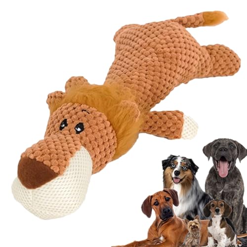 Donubiiu DuraBite für Starke Kauer, DuraBite for Heavy Chewers, DuraBite for Chewers,DuraBite Dog Plushie, Hundespielzeug Unzerstörbar 2.0, Interaktives Hundespielzeug (Löwe) von Donubiiu