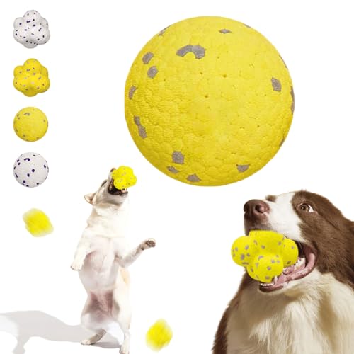 Donubiiu Kauzauberball Hund, Pfotenstern Kauzauber Ball, Pfotenstern Magic Ball, Hundespielzeug Ball, Hundeball UnzerstöRbar, Hunde Ball für Große, Mittelgroße, Kleine Hunde (1 PCS-C) von Donubiiu