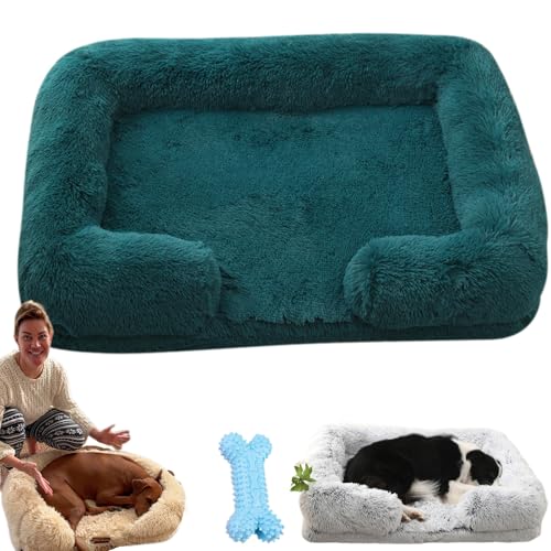 Donubiiu Pelsbarn OrthopäDisches Beruhigungsbett,Pelsbarn OrthopäDisches Hundebett,Pelsbarn Hundebett,HundehöHle FüR GroßE Hunde,OrthopäDisches Hundebett Cord (Cyan,XL) von Donubiiu