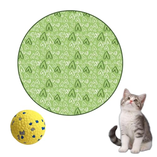 Donubiiu Pfotenjagd Katzenspielzeug, 2 In 1 Simuliertes Interaktives Jagdspielzeug Für Katzen, Pfotenjagd Katze, Jagdspielzeug Katze, Spielzeugmatte Für Katzen (1PCS-A) von Donubiiu