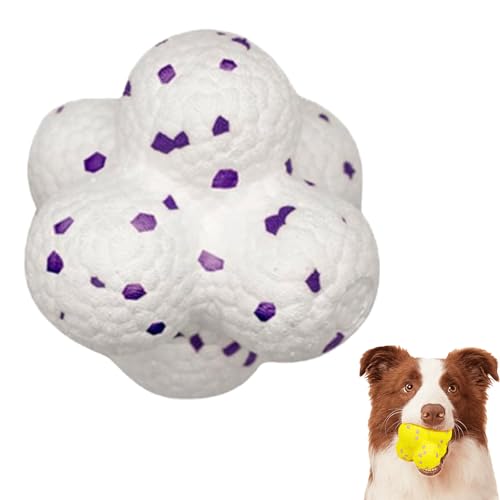 Donubiiu Pfotenstern Kauzauber Ball,Kauzauber-Ball 2024 Kauzauber-Ball FüR Hunde,Magic Ball Hunde,Geeignet Zum ZäHneknirschen Und Spielen (White-1) von Donubiiu