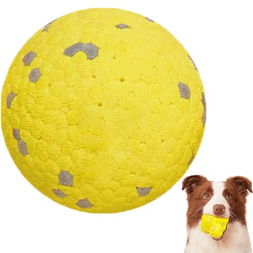 Donubiiu Pfotenstern Kauzauber Ball,Kauzauber-Ball 2024 Kauzauber-Ball FüR Hunde,Magic Ball Hunde,Geeignet Zum ZäHneknirschen Und Spielen (Yellow-2) von Donubiiu