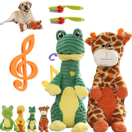 Donubiiu Powerkauer-UnzerstöRbares Hundespielzeug,Indestructible Quality for Strong Beiber Dog Toy Indestructible, UnzerstöRbares Hundespielzeug Krokodil,Ohne Quietschen (Mix e* 2) von Donubiiu