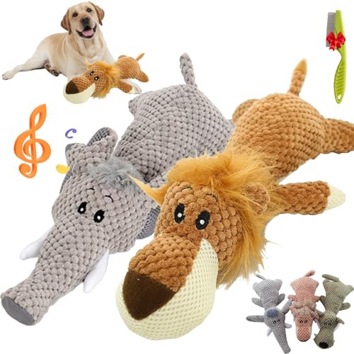 Donubiiu Powerkauer-UnzerstöRbares Hundespielzeug,Indestructible Quality for Strong Beiber Dog Toy Indestructible, UnzerstöRbares Hundespielzeug Krokodil,Ohne Quietschen (mixa* 2) von Donubiiu