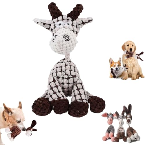 Shirem Bite Buddy, Shirem Bitebuddy, Petsrook Premium Plush Toy Dog, Petsboro Bitebuddy Dog Toy, Donkey Dog Toy Robust Plush, Stuffed Animal Plush Chew Toys with Squeakers (c 1PCS) von Donubiiu