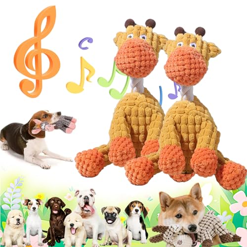 Vianys Bite Buddy, Vianys Bitebuddy, Bite Buddy Chew Toy for Dogs, Shirem Bite Buddy, Indestructible Dog Toy with Squeak, Cute Soft Resistant Dog Toys for Aggressive Chewers (2* Yellow) von Donubiiu