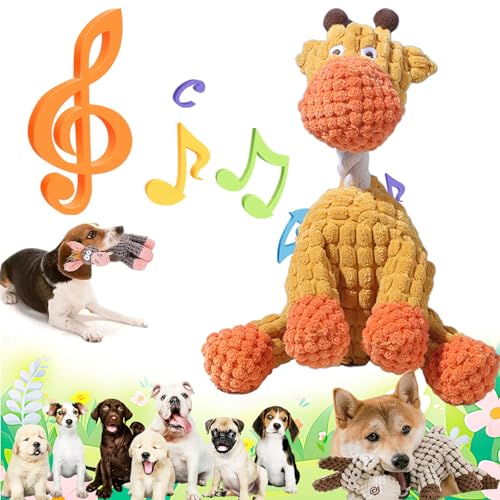 Vianys Bite Buddy, Vianys Bitebuddy, Bite Buddy Chew Toy for Dogs, Shirem Bite Buddy, Indestructible Dog Toy with Squeak, Cute Soft Resistant Dog Toys for Aggressive Chewers (Yellow) von Donubiiu