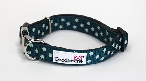 Doodlebone Gepolstertes Halsband, blaugrüne Sterne, leuchten im Dunkeln, 1–2 von Doodlebone