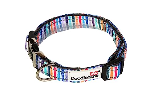 Doodlebone Gepolstertes Hundehalsband (1-2, Streifen) von Doodlebone