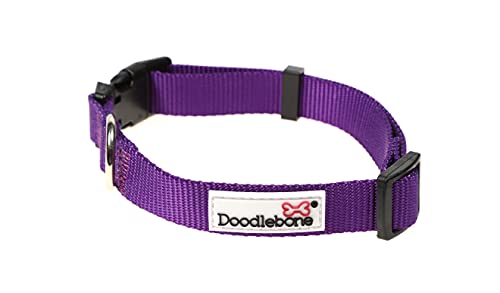 Doodlebone Originals Hund Hundehalsband, Violett von Doodlebone