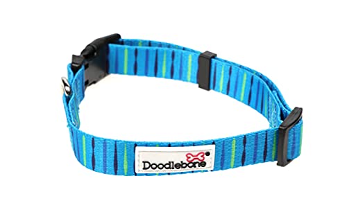 Doodlebone Originals Hundehalsband, mit Muster, Beyond The Blue, Größe 3-6 von Doodlebone