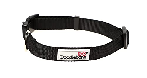 Doodlebone Hunde Halsband, Kohle, Größe 6-11 von Doodlebone