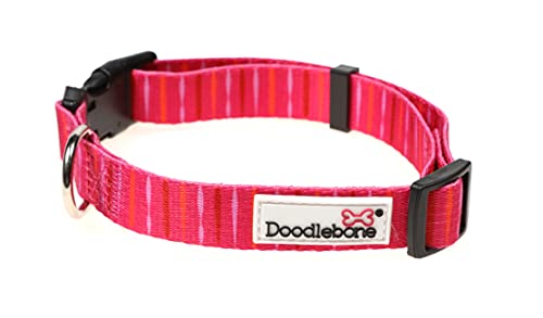 Doodlebone Originals Hundehalsband Hunde Halsband mit Muster, Pink Addiction, 3-6 von Doodlebone