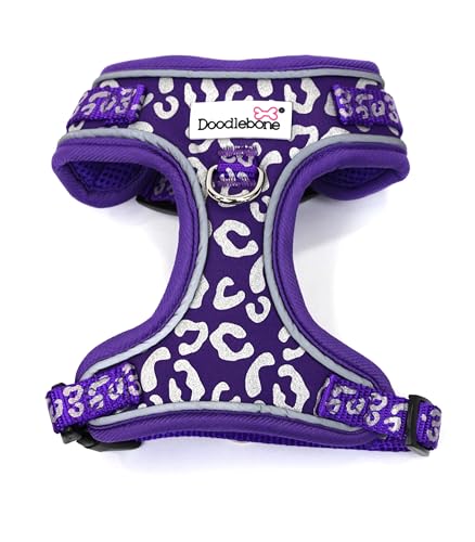 Doodlebone Verstellbares Airmesh, Violet Leopard Reflective, 2-3 von Doodlebone