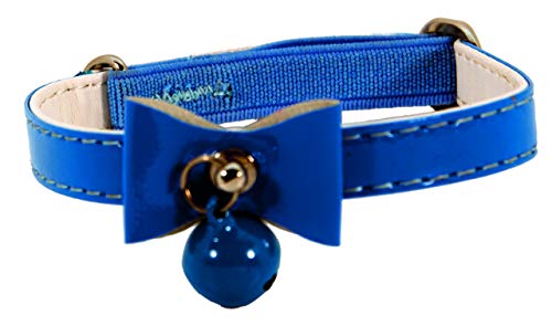 Doogy Butterfly Katzenhalsband, 10 mm x 30 cm, Blau von Doogy