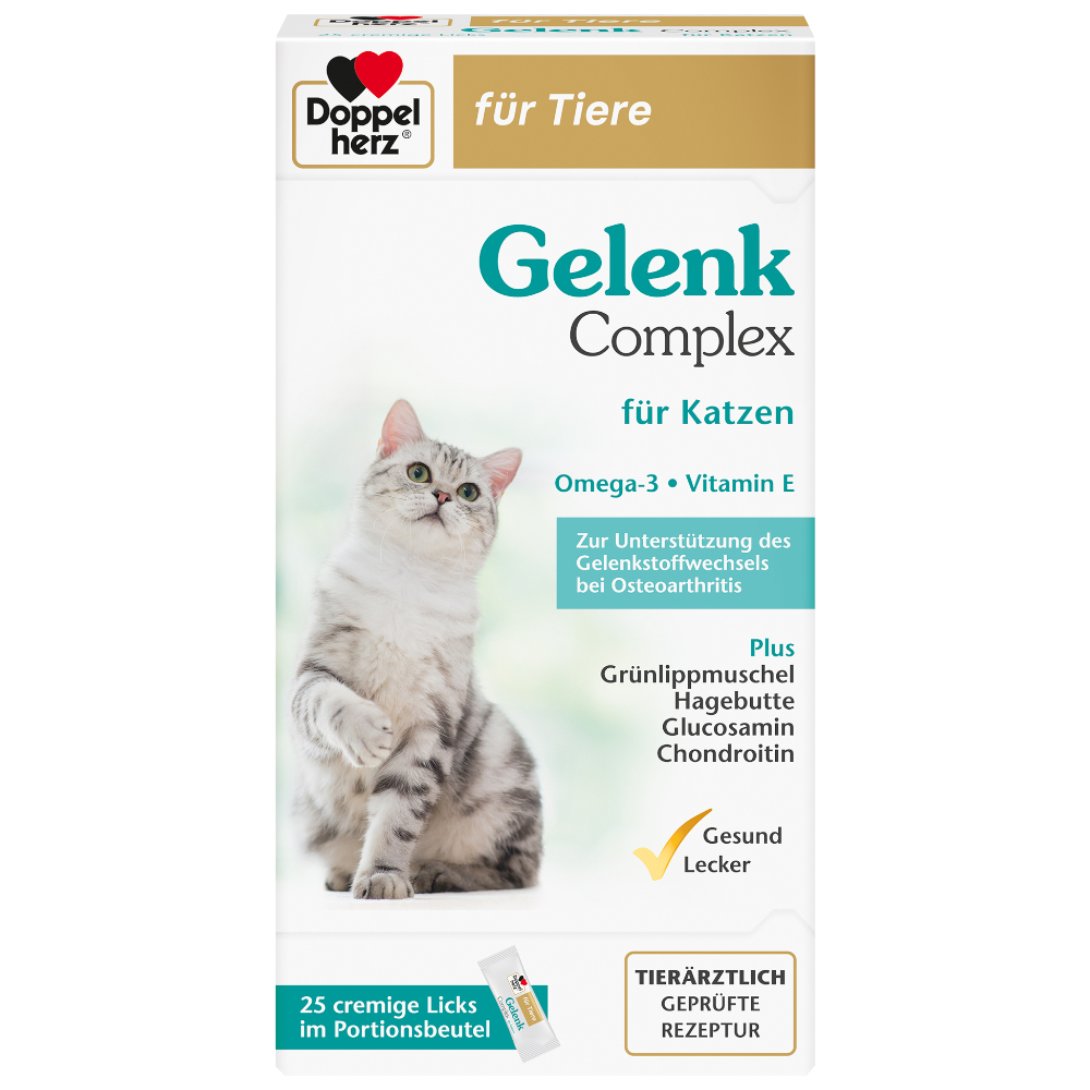 Doppelherz Gelenk Complex für Katzen - 50 x 10 g von Doppelherz