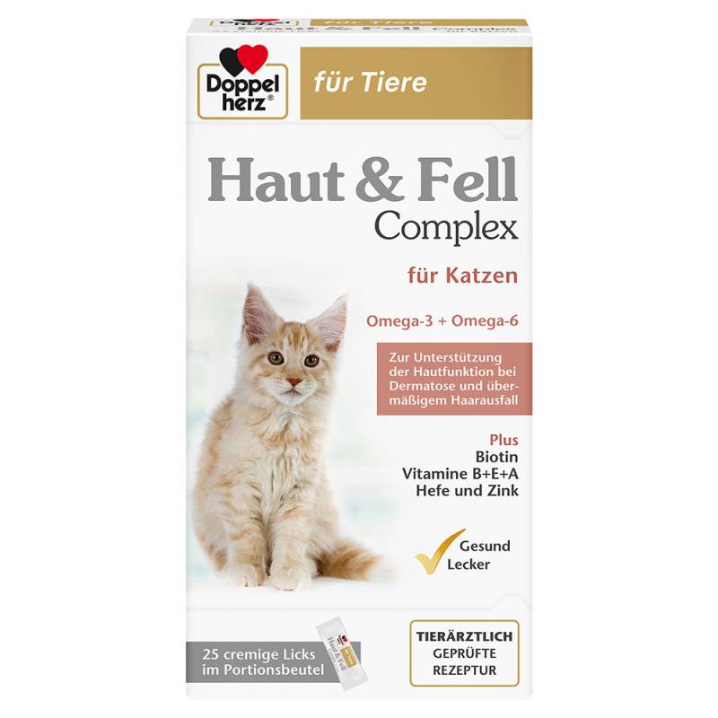 Doppelherz Haut & Fell Complex für Katzen - 50 x 10 g von Doppelherz