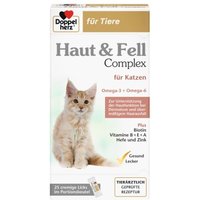 Doppelherz Haut & Fell Complex für Katzen 25x10 g von Doppelherz