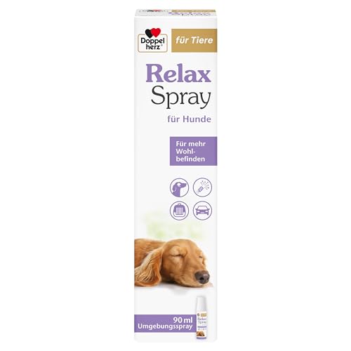 Doppelherz Relax Spray für Hunde - Umgebungsspray für mehr Wohlbefinden - geruchsneutral - 90 ml von Doppelherz