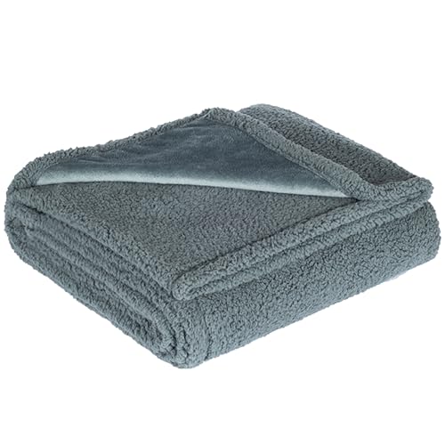 Wasserdichte Hundendecke waschbar 57,1 x 64,9 Zoll große warme Hundelemine für Winter für weiche reversible Fleece -Hunde Couch Deckung Welpe Deckewaterofendedecke für Hunde Welpe Decken Haustierdeck von Dorccsi