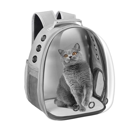Katzentragerrucksack, Haustier-Tragerucksack für kleine und mittelgroße Katzen, Welpen, Hunde, Tragetasche, Weltraumkapsel, Haustier-Tragetasche für Reisen, Wandern, Spazierengehen, Camping (schwarz) Katzentragerrucksack, Haustier-Tragerucksack für kleine und mittelgroße Katzen, Welpen, Hunde, Tragetasche, Weltraumkapsel, Haustier-Tragetasche für Reisen, Wandern, Spazierengehen, Camping (schwarz) von Dorphy