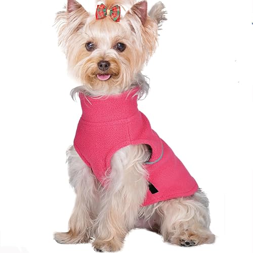 XXS Hundekleidung Fleece Hundepullover für kleine Hunde Mädchen Jungen Winter Warm Hundepullover Chihuahua Kleidung Weiche Haustierkleidung Welpen-Outfit für Yorkie Shih Tzu Teetasse Winziges Kostüm von Dosuyi