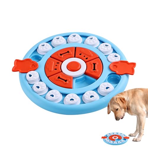 Hunde-Puzzle-Futterspender, Hunde-Leckerli-Puzzle | Rutschfestes Hundefutter-Puzzle, langsames Futterspielzeug gegen Erbrechen | Hundespielzeug, um sie zu beschäftigen, Katzenteller-Labyrinth, Hunderä von Dottduya