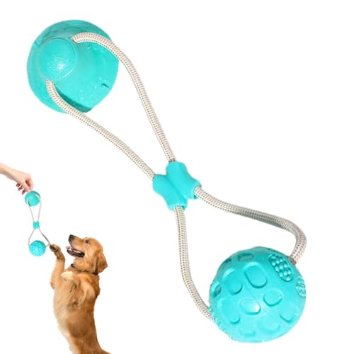 Saugnapf-Hundespielzeug, Saugnapf-Spielzeug für Hunde,Weiches Molaren-Beißspielzeug für Welpen | Hundezahnreinigungsspielzeug, Welpenbeißring, interaktiver Spielzeugball mit Seil, Hundespielzeug für H von Dottduya