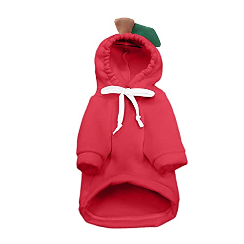 Hundemantel wasserdicht Hundepullover Winterjacke Katzen Hunde lieben Samt und mittelgroße Haustiere zweibeinige Pullover Kleidung Hunde Haustierkleidung Hundepullover 60 cm Rückenlänge von Doublehero