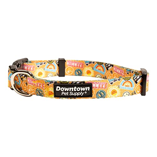 Downtown Pet Supply Niedliches und schickes gedrucktes Muster, weiches Hunde- und Welpenhalsband für kleine, mittelgroße und große Hunde (Sahara, Large) von Downtown Pet Supply