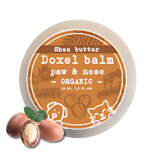 DOXEL Eco Balm KARITÉ - Balsam für Pads und Trüffel für Hunde und Katzen, schützt, spendet Feuchtigkeit, nährt, Narbe, repariert und beruhigt Reizungen und Juckreiz, rissige Haut, 100 % natürlich, 45 von Doxel Supplements