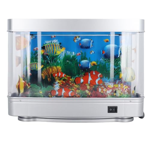 Künstliches Aquarium Mini-Aquarium, Dekorative Aquariumlampe, Künstliche Tropische Fische Dekorativ, Gefälschte Aquarium-dekorative Lampe, Aquarium-Lichter-Lampen-Nachtlicht, von Dpofirs